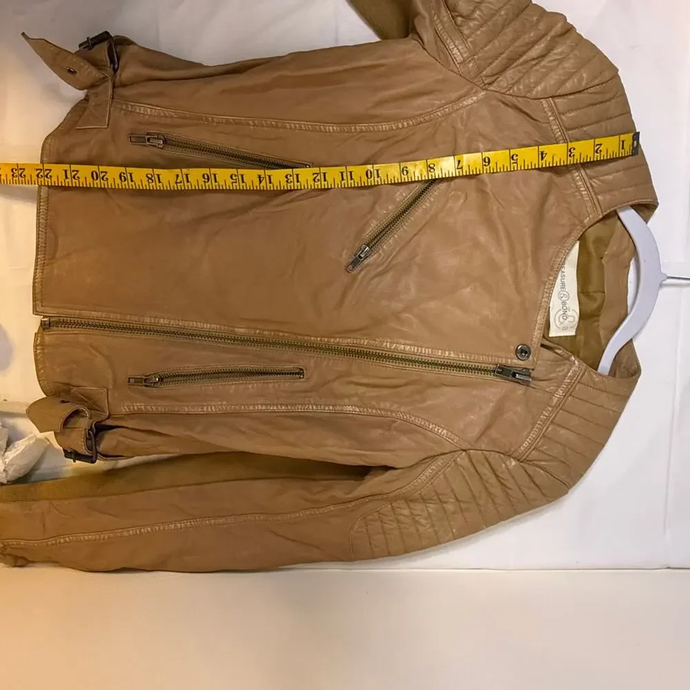 Treasure & Bond Nordstrom Leather Moto Jacket Sz S